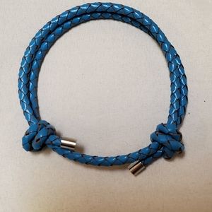 Braided Leather Slide Bracelet